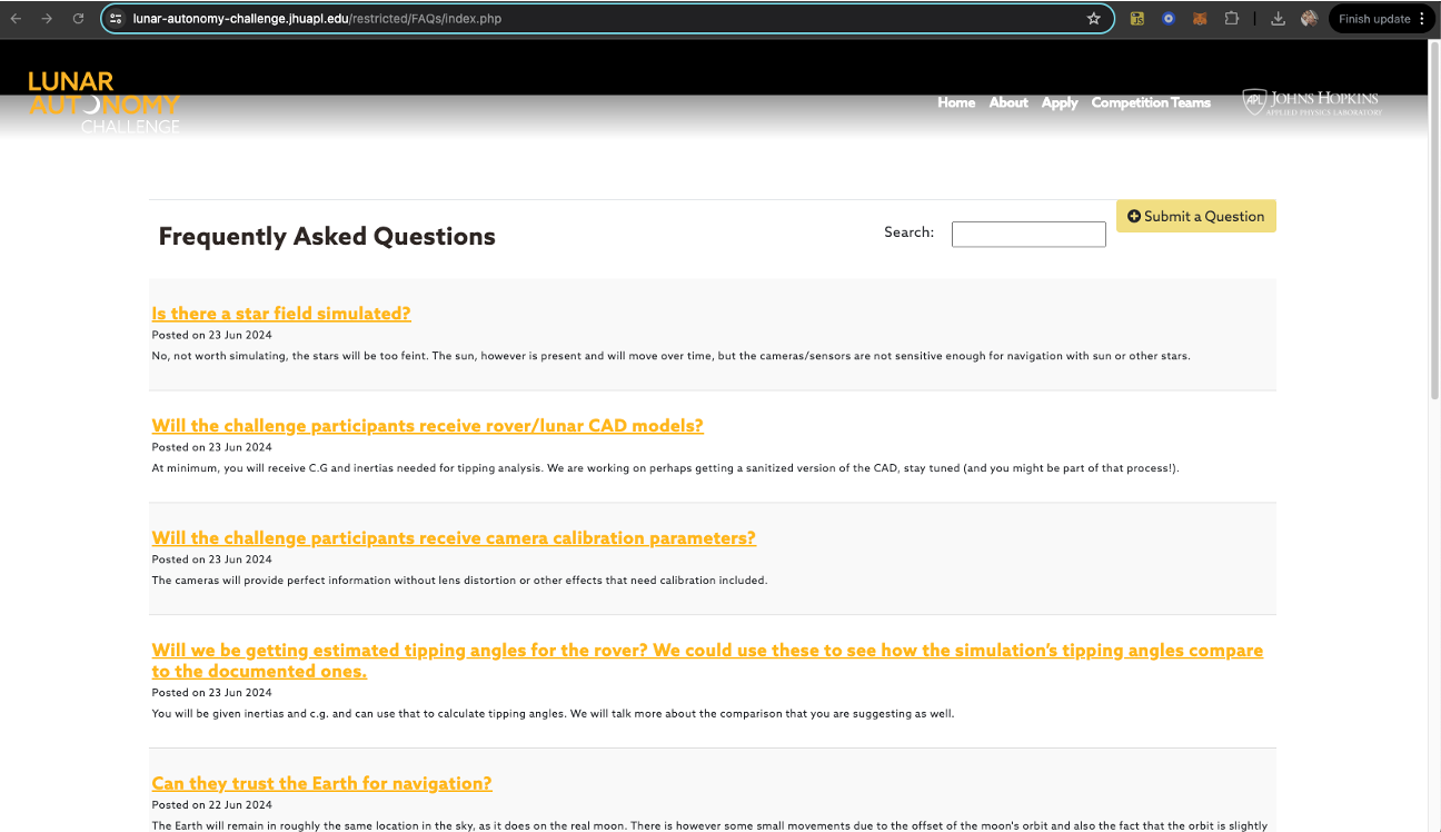 Lunar Autonomy Challenge thumbnail