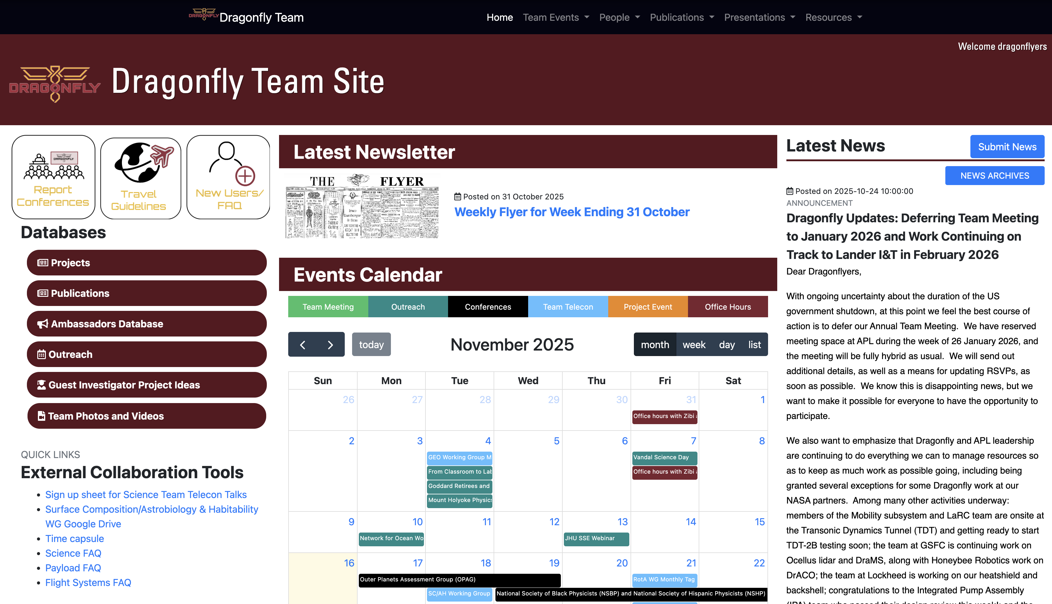 Dragonfly internal team site thumbnail